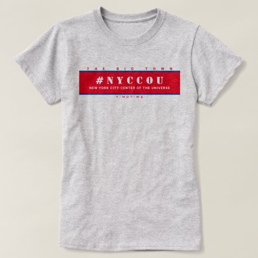 NYCCOU #NYCCOU rb T - Shirt (Design vorne)