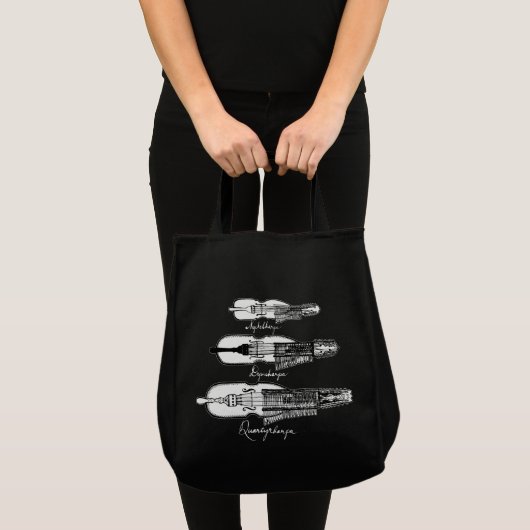 Nyckelharpa Einkaufstüte Tragetasche (Vorderseite (Produkt))