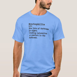 Nyctophilia: Grundlegende Crew Neck T-Shirt