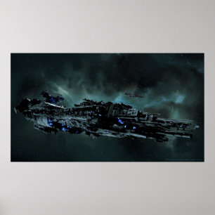 Nydenion Battleship Tucana bei Sytaris Poster