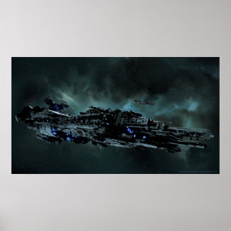 Nydenion Battleship Tucana bei Sytaris Poster