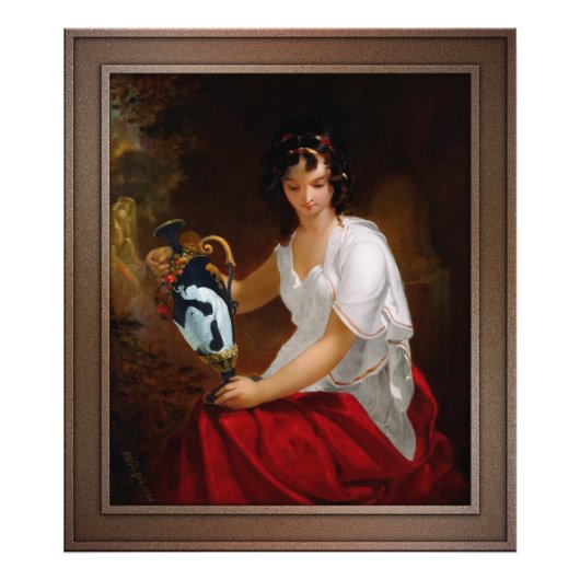 Nydia, das Blinde Mädchen von Pompeji Fotodruck (Vorne)