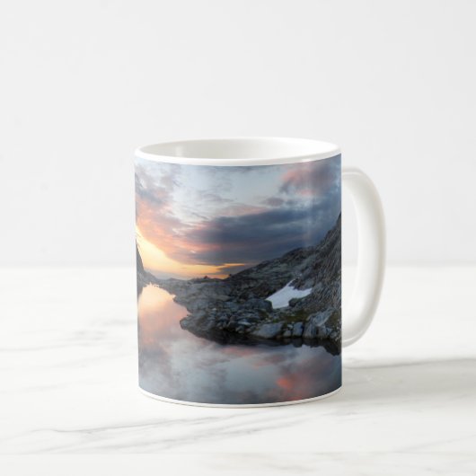 Nydiver Lakes Sunrise 2 - Ansel Adams Wilderness Kaffeetasse (VorderseiteRechts)