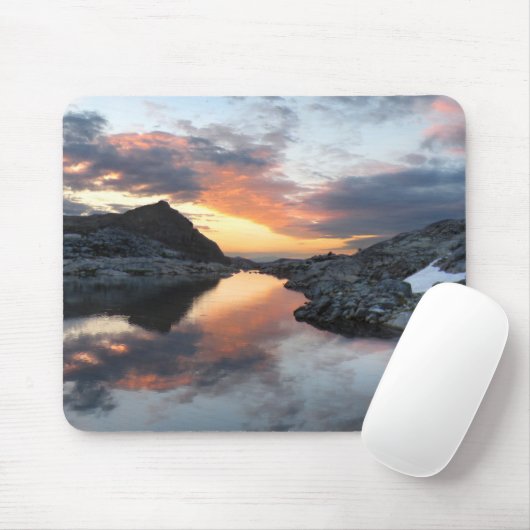 Nydiver Lakes Sunrise 2 - Ansel Adams Wilderness Mousepad (Mit Mouse)
