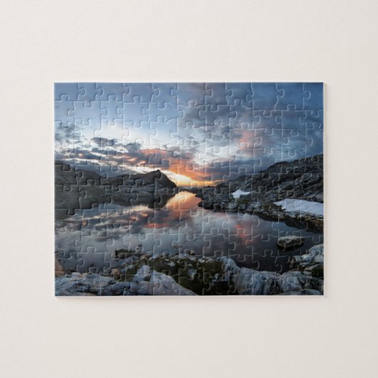 Nydiver Lakes Sunrise 2 - Ansel Adams Wilderness Puzzle (Horizontal)