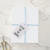 NYE Champagne Tags Geschenkanhänger (Mit Garn)