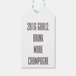 NYE Champagne Umbauten Geschenkanhänger