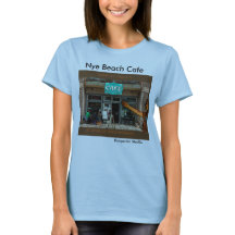 Nye Strand-Café-Damen-T-Shirt
