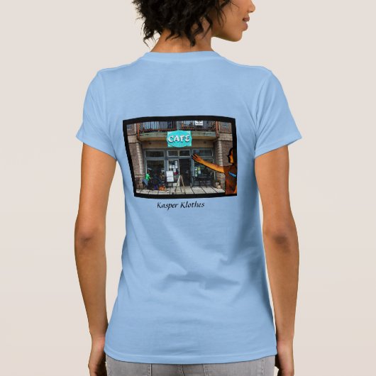 NyeBeach Cafe Tshirt Womens (Rückseite)