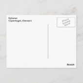 Nyhaven Boats and Canal Kopenhagen Dänemark Postkarte (Rückseite)