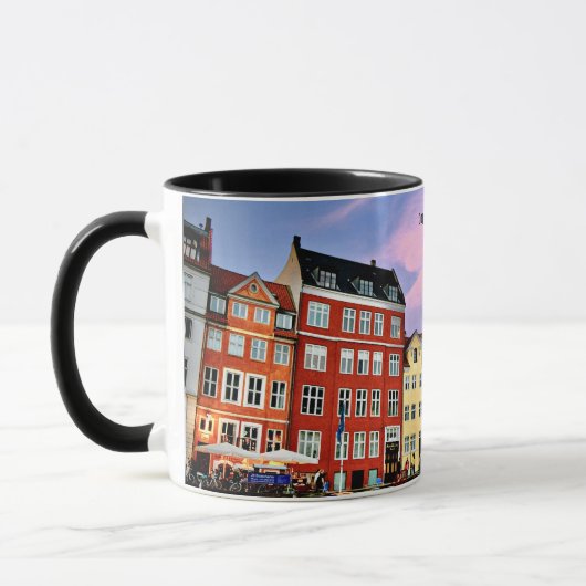 Nyhavn Canal, Kopenhagen, Dänemark Tasse (Links)