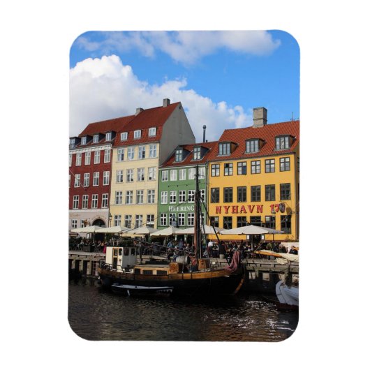 Nyhavn Copehagen Denmark Magnet (Vertikal)