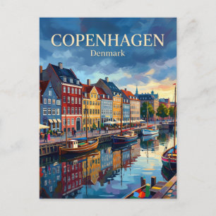 Nyhavn Dänemark Postkarte