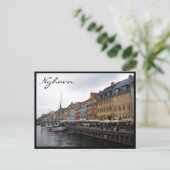 nyhavn denmark farben postkarte (Stehend Vorderseite)