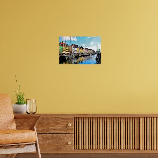 Nyhavn District, Denmark, Poster (Wohnzimmer 2)