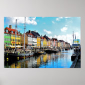 Nyhavn District, Denmark, Poster (Vorne)