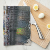 NYHAVN ENTERTAINMENT DISTRICT Copenhagen Dänemark Geschirrtuch (Viertel Falte)