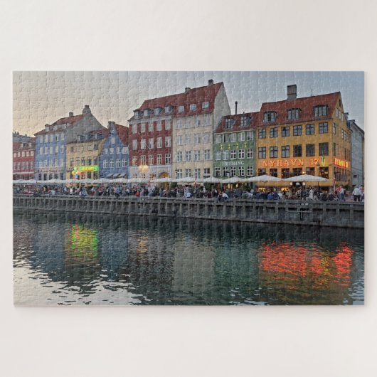 NYHAVN ENTERTAINMENT DISTRICT Copenhagen Dänemark Puzzle (Horizontal)