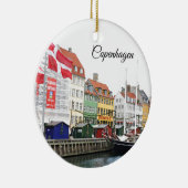 Nyhavn Kanal in Kopenhagen, Danmark Keramikornament (Rechts)