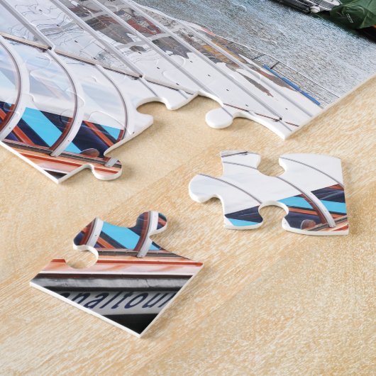 Nyhavn Kanal in Kopenhagen, Danmark Puzzle (Seite)