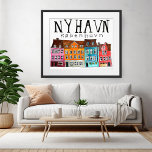 NYHAVN Kobenhavn Kunst, Dichtung und Musik Poster<br><div class="desc">Fügen Sie Ihren eigenen Text hinzu, ändern Sie auch die Hintergrundfarbe. Wählen Sie die Druckgröße aus dem Dropdown-Menü oben, und klicken Sie auf die Schaltfläche "Design bearbeiten", um das Kunstwerk an jedes Papierformat anzupassen. Kaufen Sie ein einfaches Poster oder eine gerahmte und matte Version! Vielen Dank, dass Sie meine Entwürfe...</div>