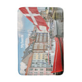 Nyhavn Kopenhagen Dänemark Badematte (Vorderseite Vertikal)