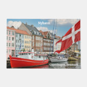 Nyhavn Kopenhagen Dänemark Fußmatte (Vorderseite)