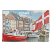 Nyhavn Kopenhagen Dänemark Kissenbezug (Rückseite)