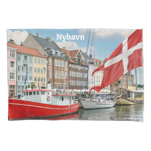 Nyhavn Kopenhagen Dänemark Kissenbezug
