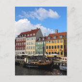 Nyhavn Kopenhagen Dänemark Postkarte (Vorderseite)