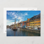 Nyhavn, Kopenhagen Postkarte (Vorne/Hinten)