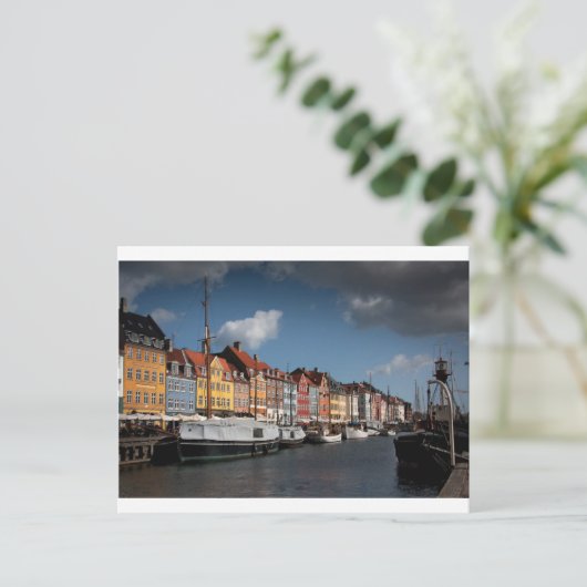 Nyhavn, Kopenhagen Postkarte (Stehend Vorderseite)