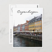 nyhavn landschaftlich postkarte (Vorne/Hinten)
