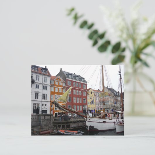 Nyhavn Postkarte (Stehend Vorderseite)