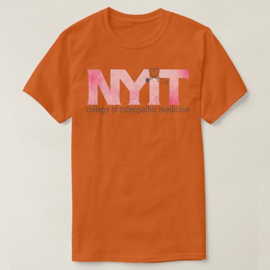 NYITCOM Rosa Aquarell T-Shirt (Design vorne)