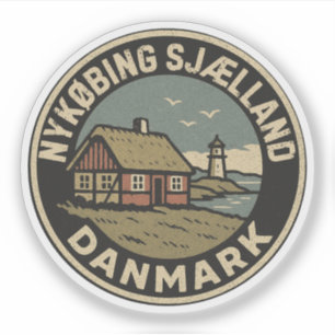 Nykøbing Sjælland, Dänemark Danmark Aufkleber