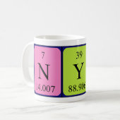 Nyla Periodenname Tasse (Vorderseite Links)