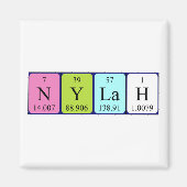 Nylah Periodenmagnet Magnet (Vorne)