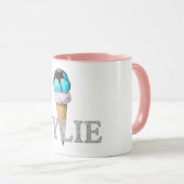Nylie Eiscreme-Tasse Tasse (VorderseiteRechts)