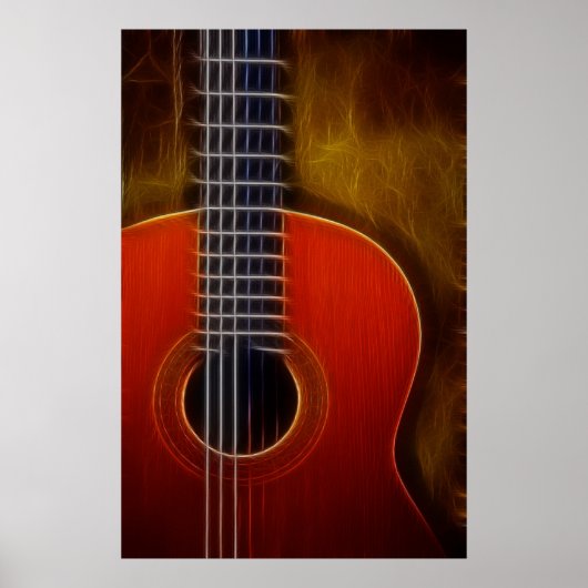 Nylon Stringed Guitar Poster (Vorne)
