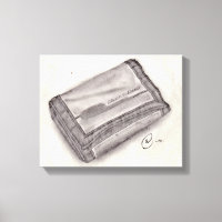Nylon Wallet Pencil Sketch - Pop Kultur