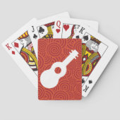 Nylongitarren-Symbol Spielkarten (Rückseite)