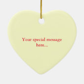 Nylons für den Schnitt... Keramikornament (Hinten)