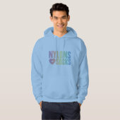 Nylonsandsocks Regenbogen-Logo Hoodie (Vorne ganz)