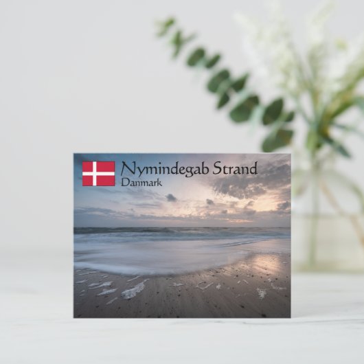 Nymindegab Strand Postkarte (Stehend Vorderseite)