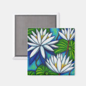 Nympahaea Blue Magnet (Vorderseite/Rückseite)