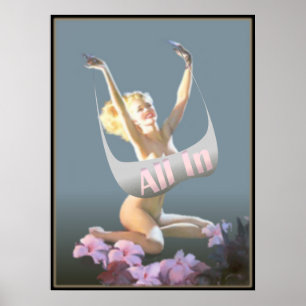 nymph2 basierend auf Pastel von Earl Moran Poster