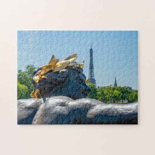 Nymph de la Neva auf der Pont Alexandre III - Pari Puzzle (Horizontal)