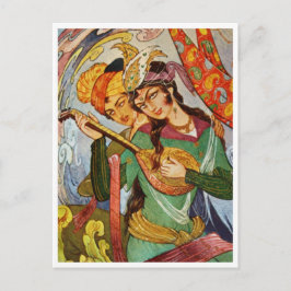 Nymph mit Sesar und ihre Lieblingspostkarte Postkarte