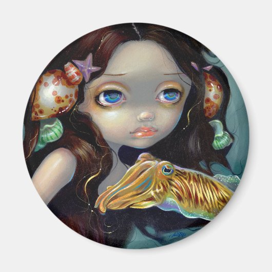"Nymph with a Cuttlefish" Magnet (Vorne)